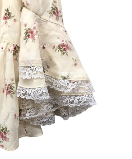 Rirandture（リランドチュール）Rirandture (リランドチュール) LAURA ASHLEY (ローラ アシュレイ) フリルスリーブブラウス イエロー サイズ:2の古着・服飾アイテム