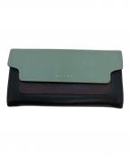 MARNIマルニ）の古着「TRUNK WALLET」｜グリーン×ブラック