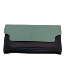 MARNI（マルニ）の古着「TRUNK WALLET」｜グリーン×ブラック