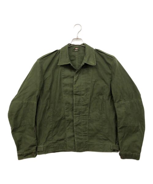 Swedish Military（スウェーデン ミリタリー）swedish military (スウェーデン ミリタリー) メカニックジャケット グリーン サイズ:48の古着・服飾アイテム