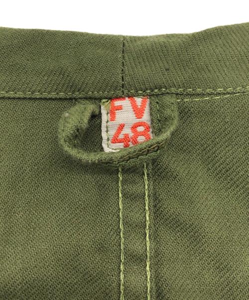Swedish Military（スウェーデン ミリタリー）swedish military (スウェーデン ミリタリー) メカニックジャケット グリーン サイズ:48の古着・服飾アイテム