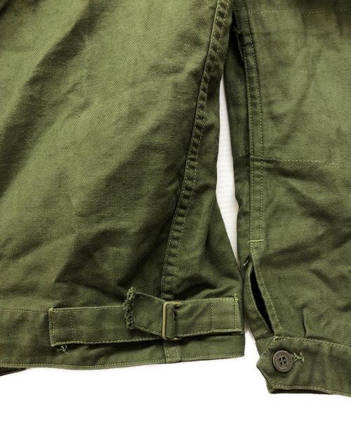 Swedish Military（スウェーデン ミリタリー）swedish military (スウェーデン ミリタリー) メカニックジャケット グリーン サイズ:48の古着・服飾アイテム