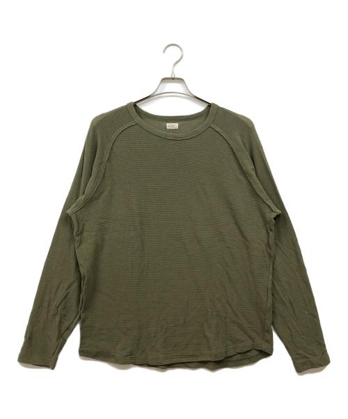 PHIGVEL MAKERS（フィグベルマーカーズ）PHIGVEL MAKERS (フィグベルマーカーズ) ラグランニット グリーン サイズ:2の古着・服飾アイテム