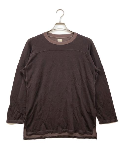 PHIGVEL MAKERS（フィグベルマーカーズ）PHIGVEL MAKERS (フィグベルマーカーズ) フットボールニット ブラウン サイズ:1の古着・服飾アイテム