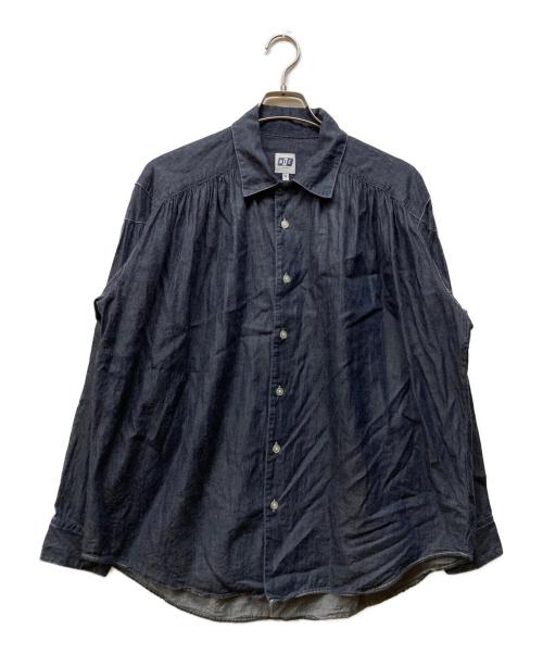 AiE（エーアイイー）AiE (エーアイイー) デニムギャザーシャツ インディゴ サイズ:Ｓの古着・服飾アイテム