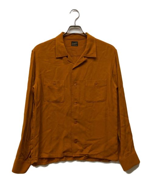 TENDERLOIN（テンダーロイン）TENDERLOIN (テンダーロイン) レーヨンオープンカラーシャツ オレンジ サイズ:XSの古着・服飾アイテム