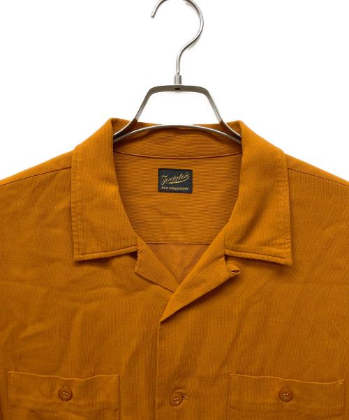 TENDERLOIN（テンダーロイン）TENDERLOIN (テンダーロイン) レーヨンオープンカラーシャツ オレンジ サイズ:XSの古着・服飾アイテム