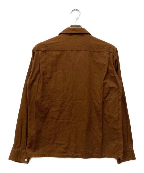 TENDERLOIN（テンダーロイン）TENDERLOIN (テンダーロイン) ピケスナップボタン ブラウン サイズ:XSの古着・服飾アイテム
