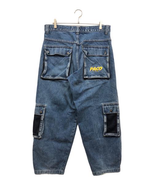 paco（パコ）paco (パコ) デニムカーゴパンツ インディゴ サイズ:34Wの古着・服飾アイテム