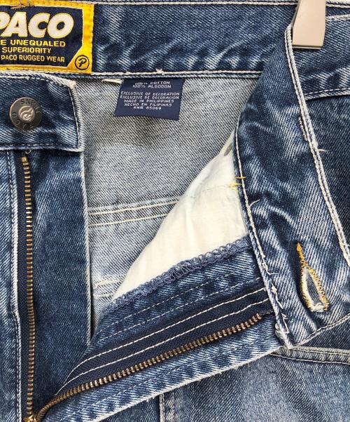 paco（パコ）paco (パコ) デニムカーゴパンツ インディゴ サイズ:34Wの古着・服飾アイテム