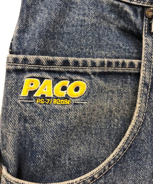 paco（パコ）paco (パコ) デニムカーゴパンツ インディゴ サイズ:34Wの古着・服飾アイテム