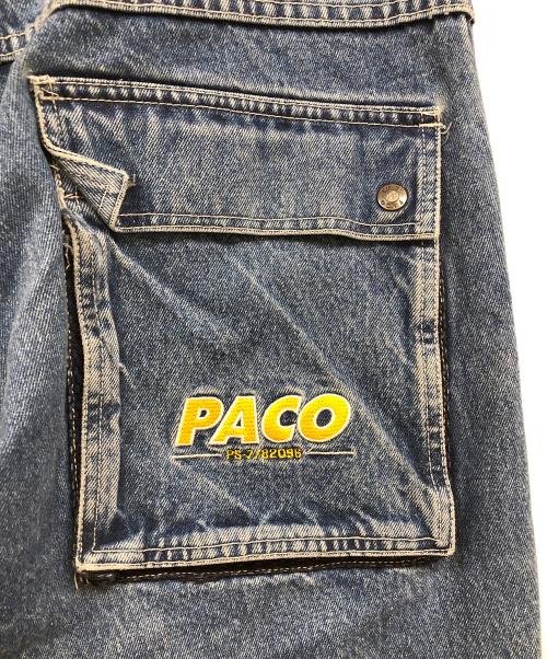 paco（パコ）paco (パコ) デニムカーゴパンツ インディゴ サイズ:34Wの古着・服飾アイテム