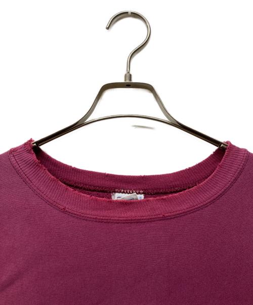 Champion REVERSE WEAVE（チャンピオン リバース ウィーブ）Champion REVERSE WEAVE (チャンピオン リバース ウィーブ) 90s ワンポイントロゴスウェット レッド サイズ:Lの古着・服飾アイテム
