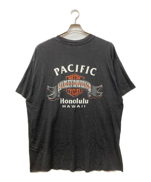 HARLEY-DAVIDSON（ハーレーダビッドソン）HARLEY-DAVIDSON (ハーレーダビッドソン) 90周年プリントTシャツ ブラック サイズ:XXLの古着・服飾アイテム