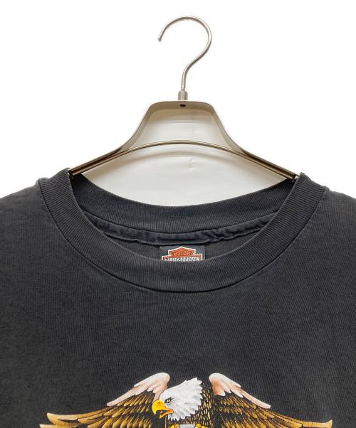 HARLEY-DAVIDSON（ハーレーダビッドソン）HARLEY-DAVIDSON (ハーレーダビッドソン) 90周年プリントTシャツ ブラック サイズ:XXLの古着・服飾アイテム
