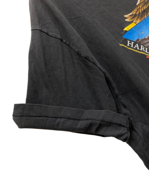 HARLEY-DAVIDSON（ハーレーダビッドソン）HARLEY-DAVIDSON (ハーレーダビッドソン) 90周年プリントTシャツ ブラック サイズ:XXLの古着・服飾アイテム