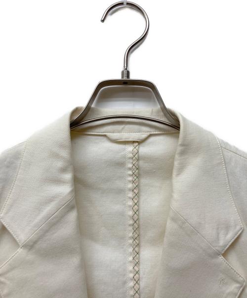 PAPAS（パパス）PAPAS (パパス) テーラードジャケット ホワイト サイズ:Lの古着・服飾アイテム
