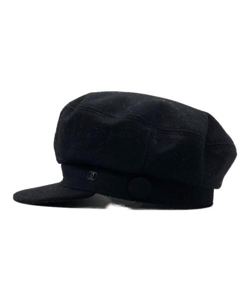 CHANEL（シャネル）CHANEL (シャネル) ココマークセーラーキャスケット ブラック サイズ:Mの古着・服飾アイテム