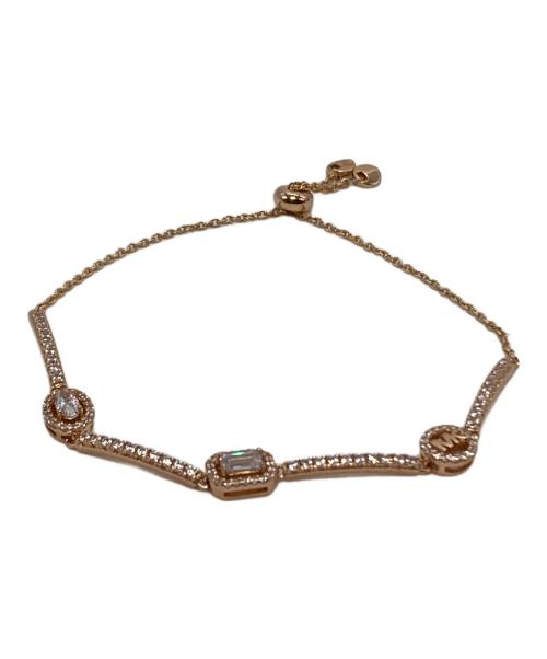 MICHAEL KORS（マイケル・コース）MICHAEL KORS (マイケル・コース) ジルコニアブレスレット ローズゴールドの古着・服飾アイテム