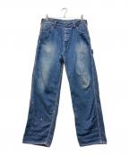 orSlowオアスロウ）の古着「DENIM PAINTER PANTS」｜インディゴ