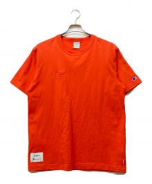 Champion×WTAPS（チャンピオン×ダブルタップス）の古着「半袖カットソー」｜オレンジ