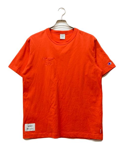 Champion（チャンピオン）Champion (チャンピオン) WTAPS (ダブルタップス) 半袖カットソー オレンジ サイズ:Sの古着・服飾アイテム