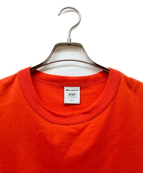 Champion（チャンピオン）Champion (チャンピオン) WTAPS (ダブルタップス) 半袖カットソー オレンジ サイズ:Sの古着・服飾アイテム
