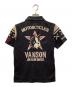 VANSON (バンソン) LOW BLOW KNUCKLE ワンスタードッグポロ ブラック サイズ:M：5000円