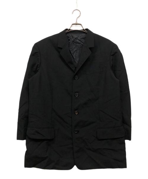 Y's for men（ワイズフォーメン）Y'S for men (ワイズフォーメン) 4ボタンテーラードジャケット ブラック サイズ:Sの古着・服飾アイテム