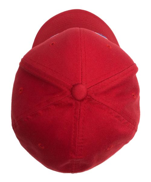 stussy（ステューシー）stussy (ステューシー) MLBロゴサンプリングキャップ レッドの古着・服飾アイテム