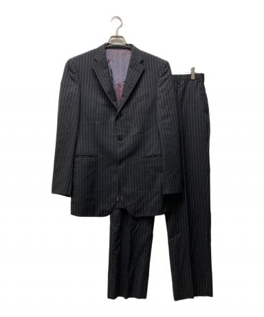 バーバリーブラックレーベル　スーツ　スーパー100s 中古・古着通販】BURBERRY BLACK LABEL (バーバリーブラックレーベル