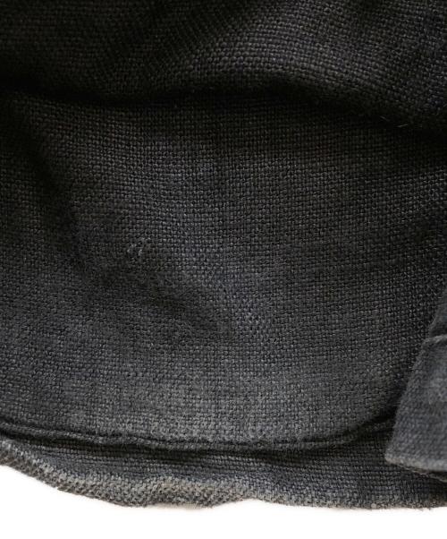 DOLCE & GABBANA（ドルチェ＆ガッバーナ）DOLCE & GABBANA (ドルチェ＆ガッバーナ) マルチポケット リネンカーゴパンツ ブラック サイズ:46の古着・服飾アイテム