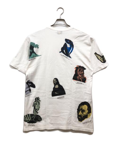 stussy（ステューシー）stussy (ステューシー) 有名画家プリントTシャツ ホワイト サイズ:Lの古着・服飾アイテム