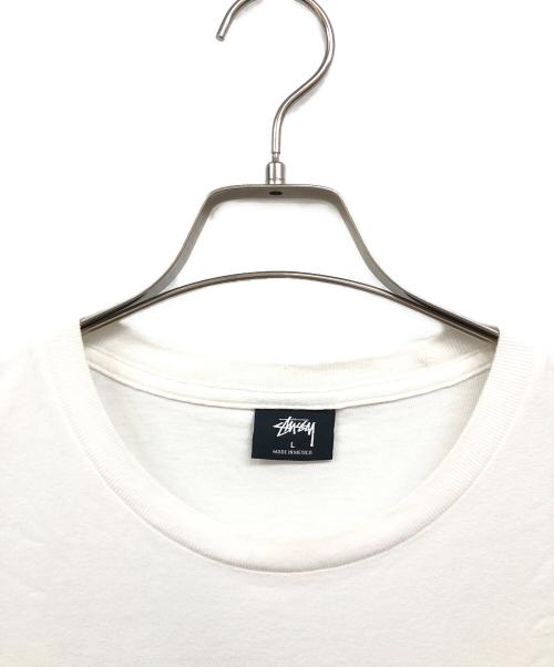 stussy（ステューシー）stussy (ステューシー) 有名画家プリントTシャツ ホワイト サイズ:Lの古着・服飾アイテム