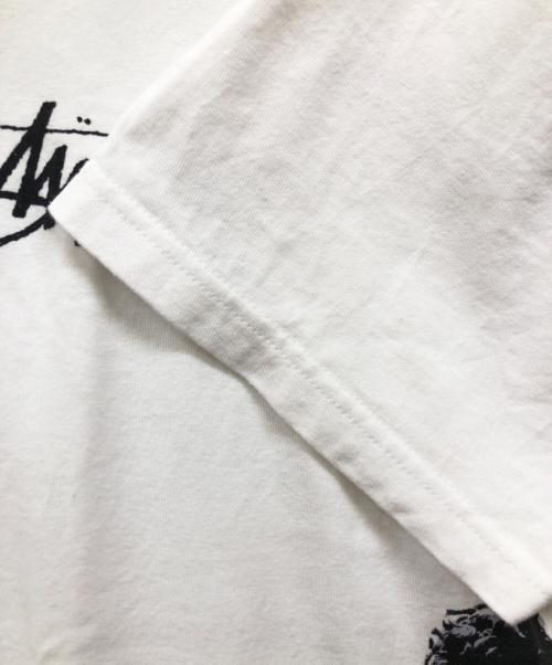 stussy（ステューシー）stussy (ステューシー) 有名画家プリントTシャツ ホワイト サイズ:Lの古着・服飾アイテム
