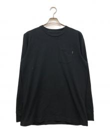 SUPREME（シュプリーム）の古着「18FW L/S POCKET TEE」｜ブラック