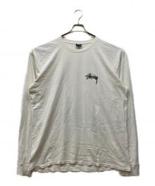 stussy（ステューシー）の古着「HOW WE'RE LIVIN PIGMENT DYED TEE」｜ホワイト
