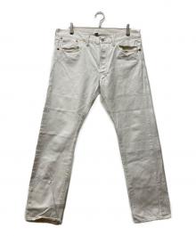RRL（ダブルアールエル）の古着「セルビッチホワイトデニムパンツ」｜ホワイト