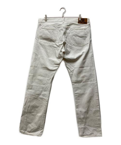 RRL（ダブルアールエル）RRL (ダブルアールエル) セルビッチホワイトデニムパンツ ホワイト サイズ:36の古着・服飾アイテム