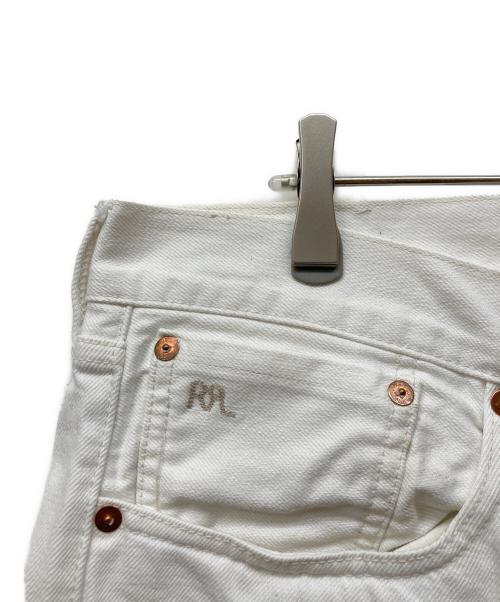 RRL（ダブルアールエル）RRL (ダブルアールエル) セルビッチホワイトデニムパンツ ホワイト サイズ:36の古着・服飾アイテム