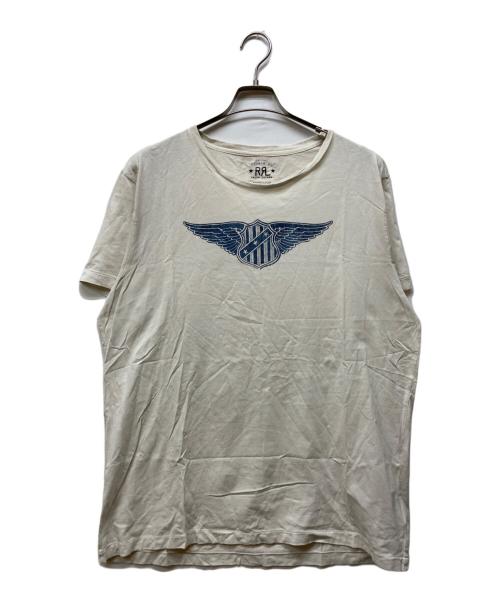 RRL（ダブルアールエル）RRL (ダブルアールエル) プリントカットソー ホワイト サイズ:XLの古着・服飾アイテム