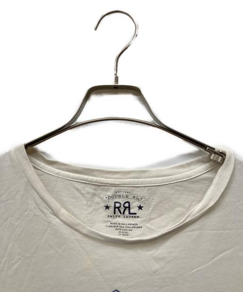 RRL（ダブルアールエル）RRL (ダブルアールエル) プリントカットソー ホワイト サイズ:XLの古着・服飾アイテム