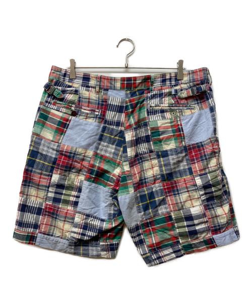 Rugby Ralph Lauren（ラグビーラルフローレン）Rugby Ralph Lauren (ラグビーラルフローレン) パッチワークハーフパンツ マルチカラー サイズ:36の古着・服飾アイテム