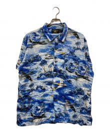 RRL（ダブルアールエル）の古着「キャンプアロハシャツ」｜ブルー