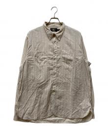 RRL（ダブルアールエル）の古着「CALICO STRIPE SHIRT」｜ホワイト