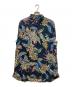 RALPH LAUREN（ラルフローレン）の古着「大判花柄リネンシャツ」｜ネイビー