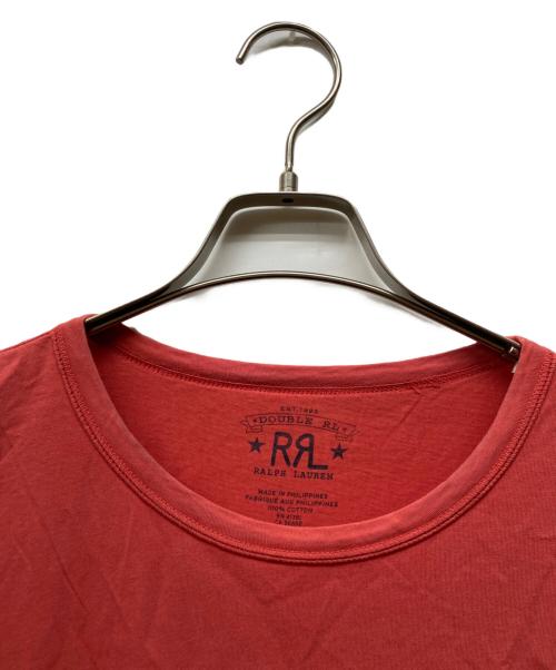 RRL（ダブルアールエル）RRL (ダブルアールエル) プリントカットソー レッド サイズ:XLの古着・服飾アイテム