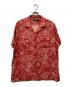 RRL（ダブルアールエル）の古着「レーヨン ペイズリーアロハシャツ」｜ホワイト×レッド