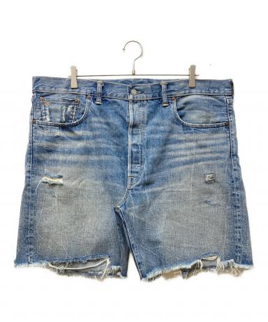 中古・古着通販】RRL (ダブルアールエル) CUT OFF DENIM SHORTS ブルー