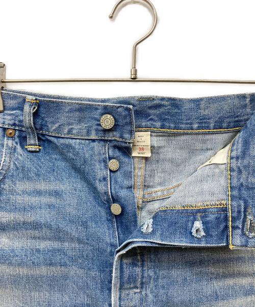 RRL（ダブルアールエル）RRL (ダブルアールエル) CUT OFF DENIM SHORTS ブルー サイズ:38の古着・服飾アイテム